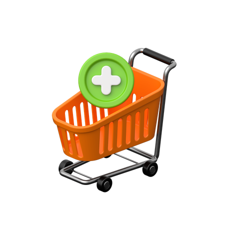 Ajout de commandes pour faire du shopping.  3D Icon