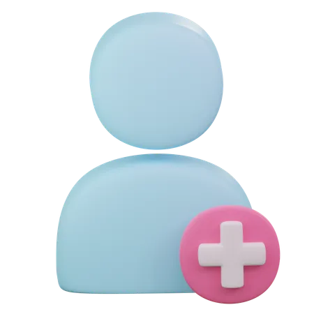 Ajouter un ami  3D Icon