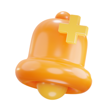 Ajouter une cloche  3D Icon