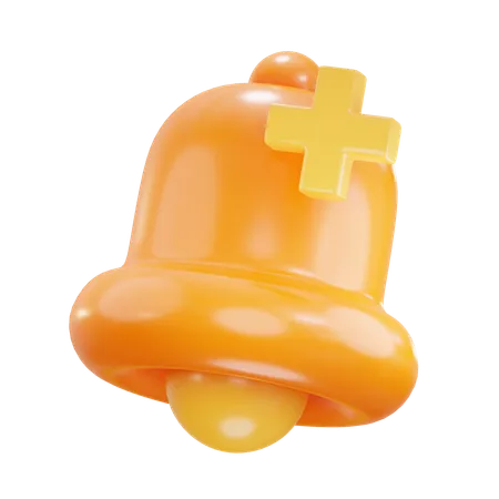 Ajouter une cloche  3D Icon