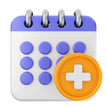 Ajouter un calendrier  3D Icon