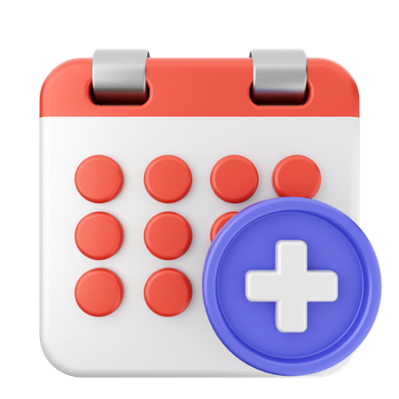 Ajouter un calendrier  3D Icon