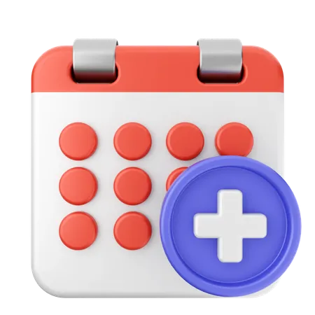 Ajouter un calendrier  3D Icon