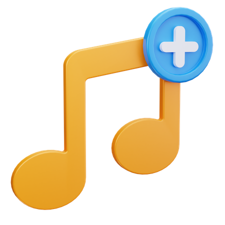 Ajouter une chanson  3D Icon