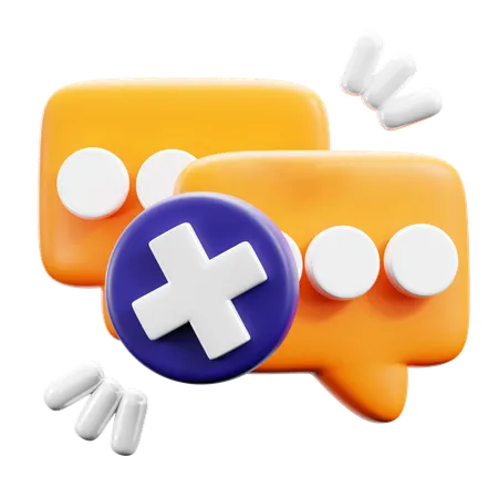 Ajouter une discussion  3D Icon