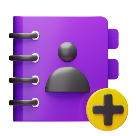 Ajouter le contact  3D Icon