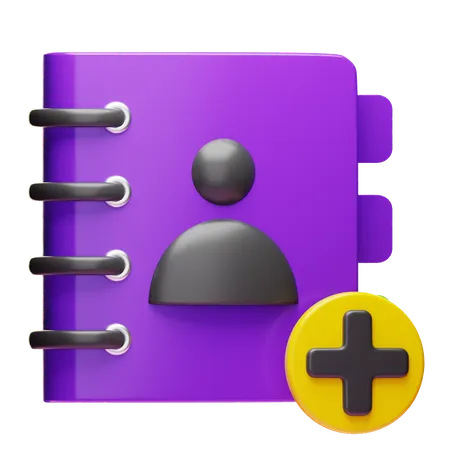 Ajouter le contact  3D Icon