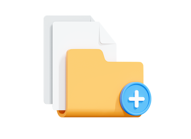 Ajouter des fichiers au dossier  3D Icon
