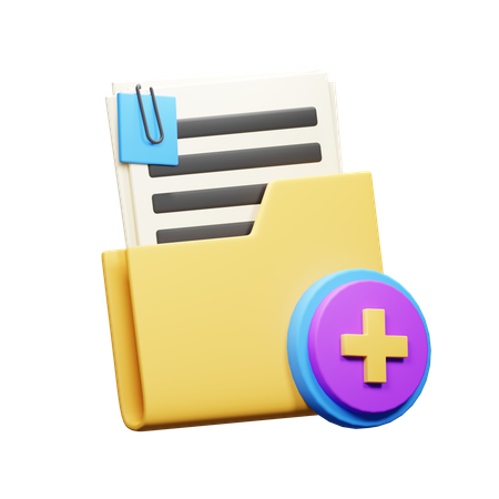 Ajouter un document  3D Icon