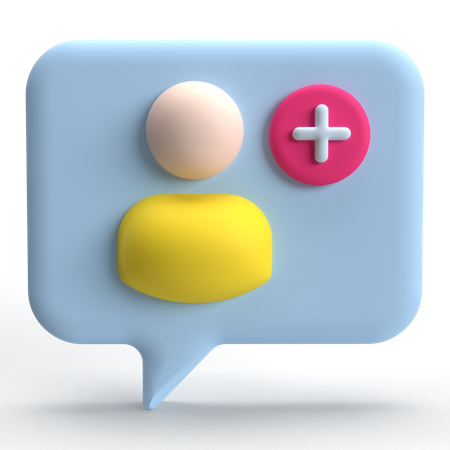 Ajouter un message  3D Icon