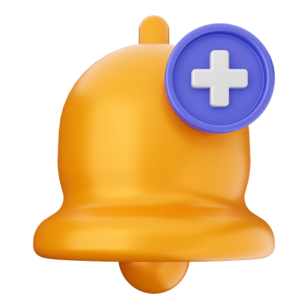 Ajouter une cloche de notification  3D Icon