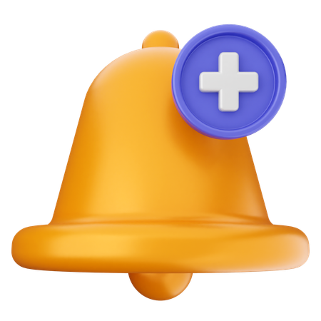 Ajouter une cloche de notification  3D Icon