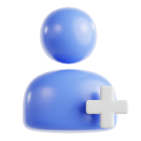 Ajouter un ami  3D Icon