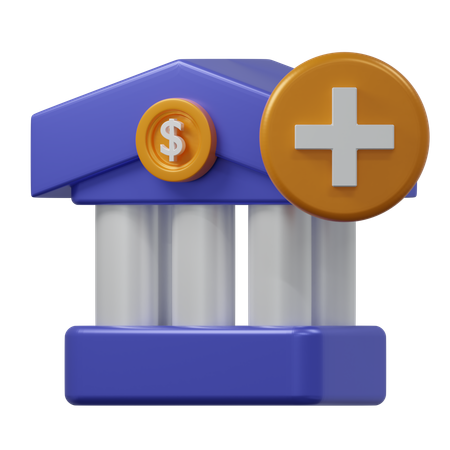 Ajouter un compte bancaire  3D Icon