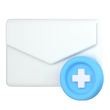 Ajouter un nouveau courrier  3D Icon