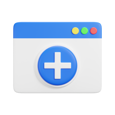 Ajouter un site Web  3D Icon