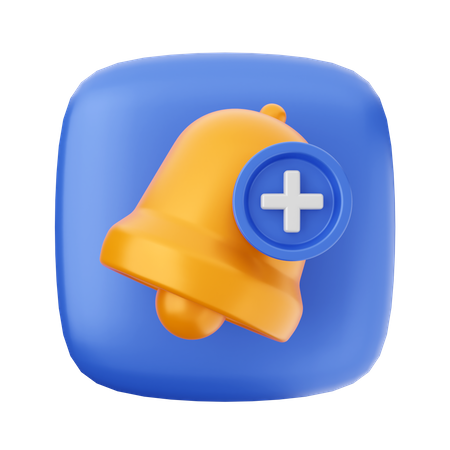 Ajouter une notification  3D Icon
