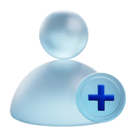 Ajouter un utilisateur  3D Icon