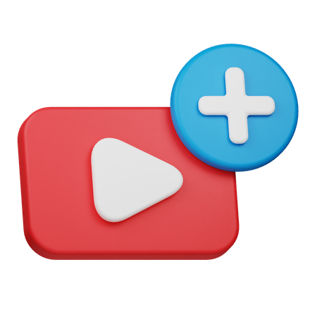 Ajouter une vidéo  3D Icon