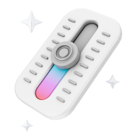 Ajustador de color  3D Icon