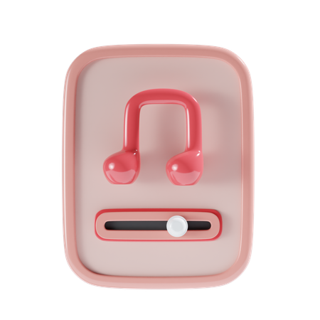 Ajustador de música  3D Icon