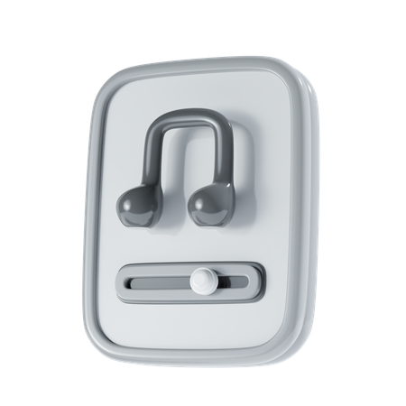 Ajustador de música  3D Icon