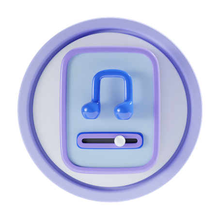 Ajustador de música  3D Icon
