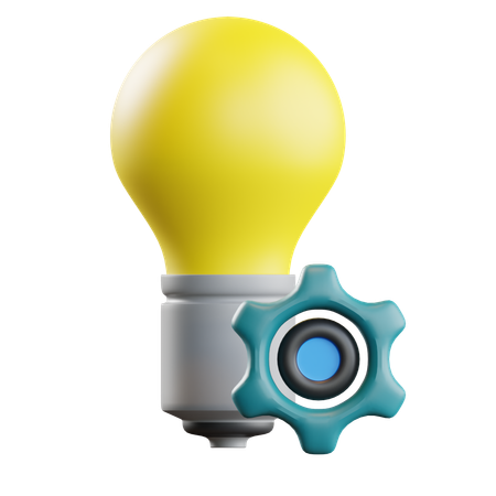 Ajuste de bombilla  3D Icon