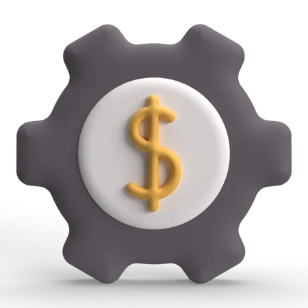 Ajuste de dinero  3D Icon