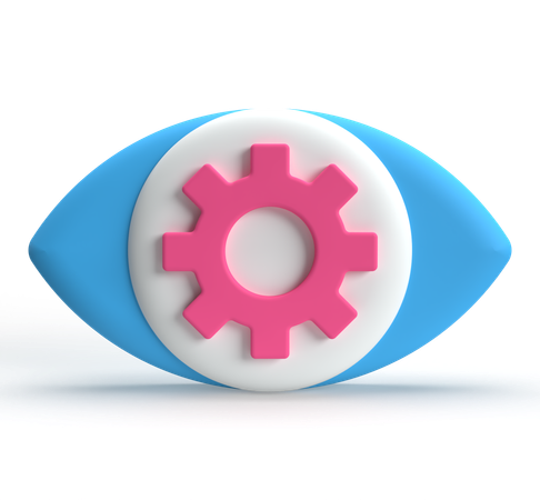 Ajuste de ojos  3D Icon