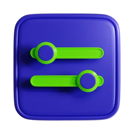 Ajuste de ajuste horizontal  3D Icon