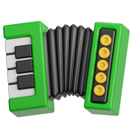 Akkordeon  3D Icon