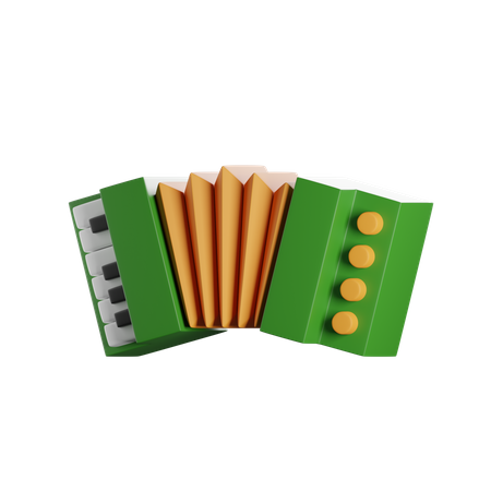 Akkordeon  3D Icon