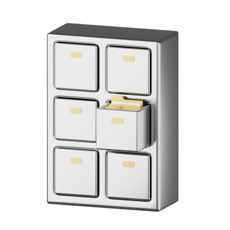 Aktenschrank  3D Icon