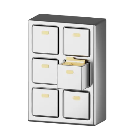 Aktenschrank  3D Icon