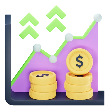 Aktien  3D Icon