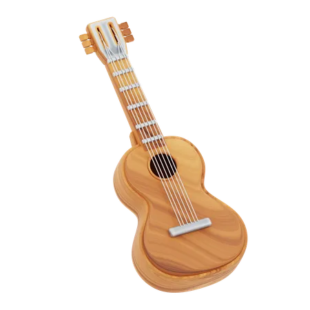 Akustische Gitarre  3D Icon
