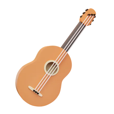 Akustische Gitarre  3D Icon