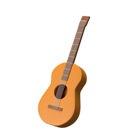 Akustische Gitarre  3D Icon