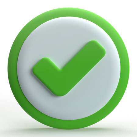Akzeptieren  3D Icon
