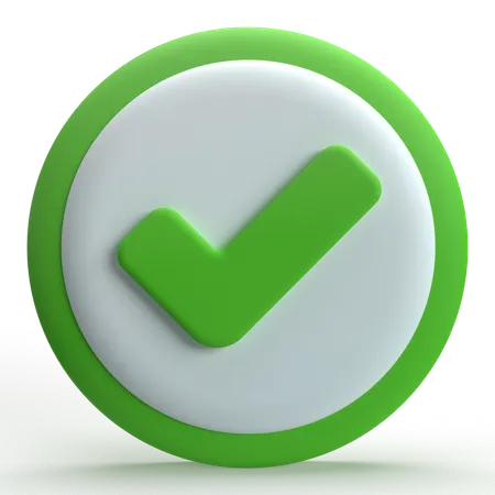 Akzeptieren  3D Icon