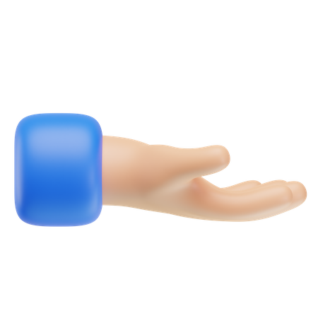 Handbewegung akzeptieren  3D Icon