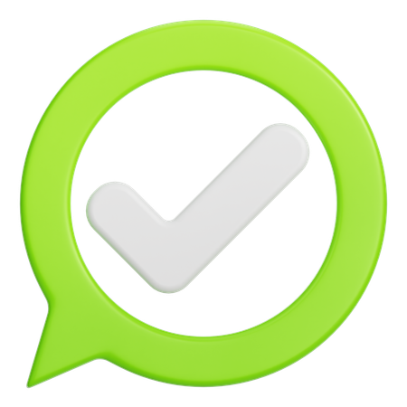 Akzeptiert  3D Icon