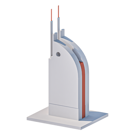 Al Anoud Tower - Riyadh  3D Icon