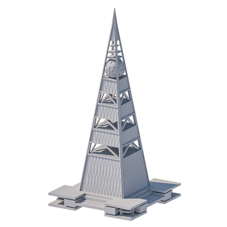 Al Faisaliah Tower - Riyadh  3D Icon