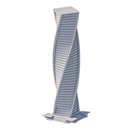 Al Majdoul Tower - Riyadh  3D Icon
