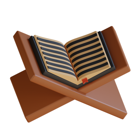 Al Quran Book Read 3D Icon