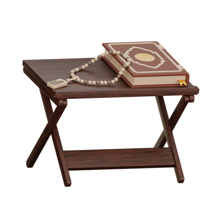 Al - Qur'an Stand  3D Icon