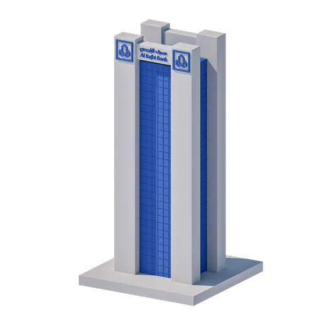 Al Rajhi Tower – Riad  3D Icon