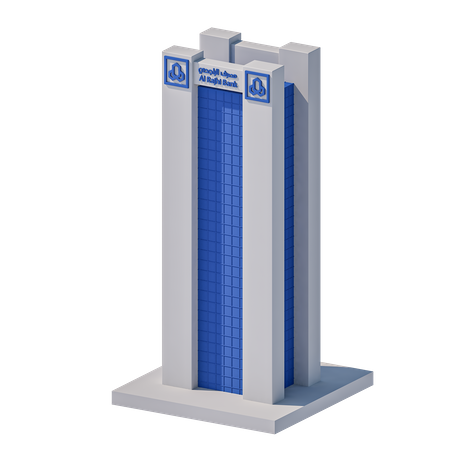 Al Rajhi Tower - Riyadh  3D Icon